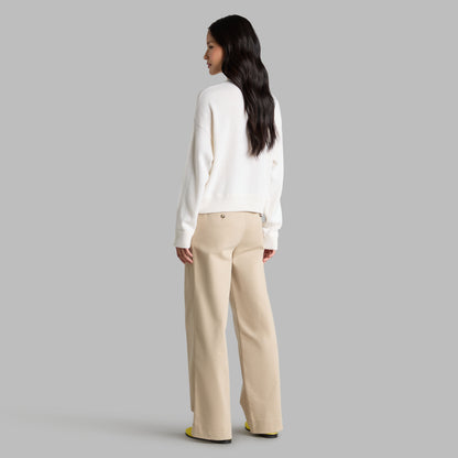 G/FORE TIPPED CASHMERE CREWNECK SWEATER