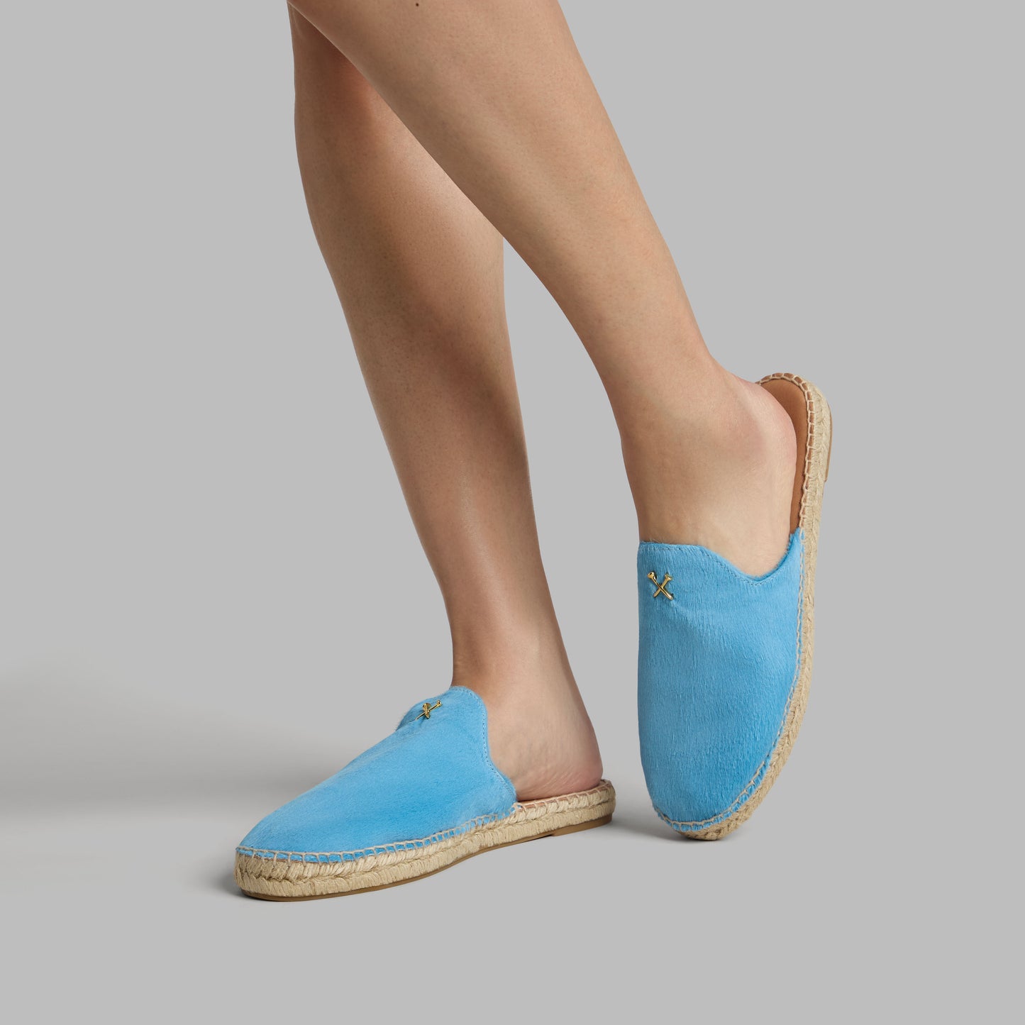 G/FORE METAL TEES PONY HAIR ESPADRILLE
