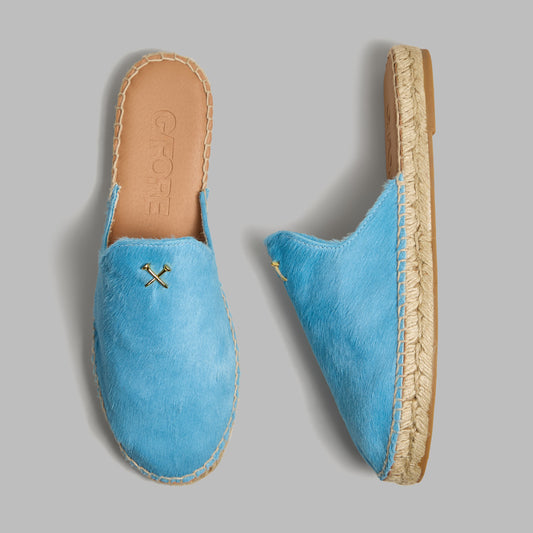 G/FORE METAL TEES PONY HAIR ESPADRILLE