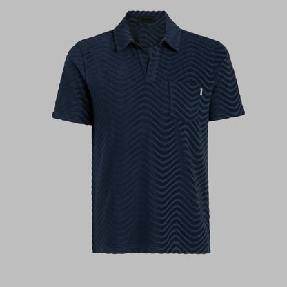 G/FORE LTD RELEASE SWELL TERRY JACQUARD POLO