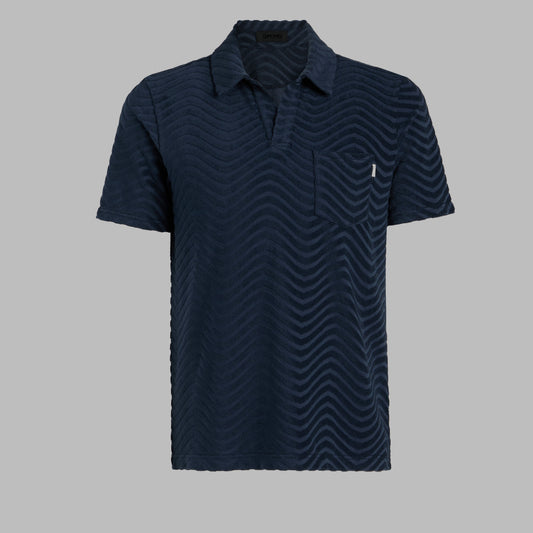 G/FORE LTD RELEASE SWELL TERRY JACQUARD POLO