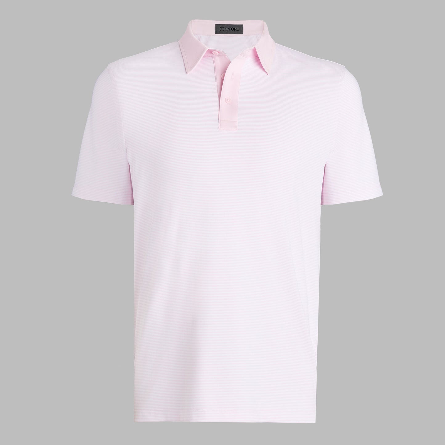G/FORE FEEDER STRIPE FINE TECH JERSEY POLO