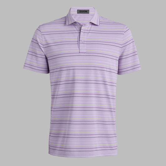 G/FORE MULTI STRIPE TECH PIQUÉ PERFORMANCE POLO
