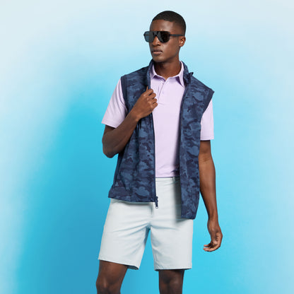 G/FORE MÉLANGE ICE NYLON POLO