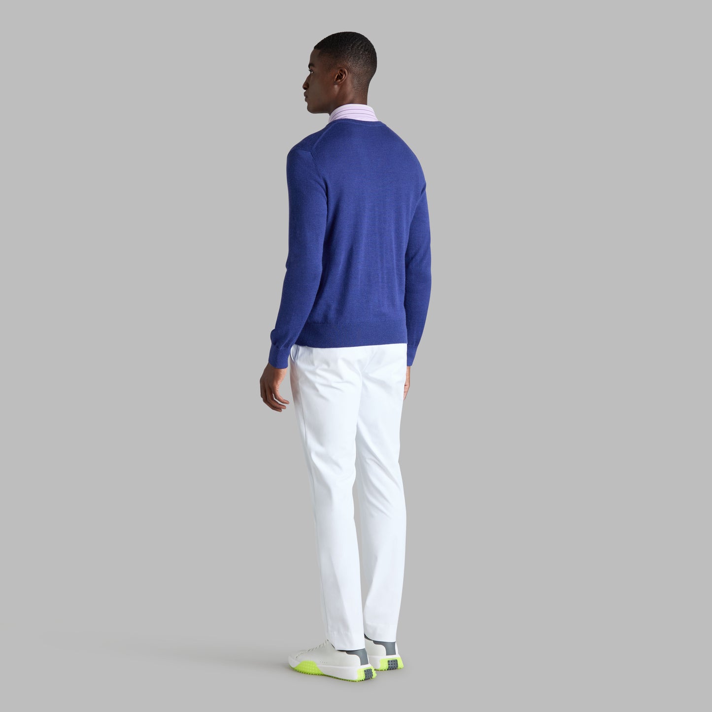 G/FORE G SCRIBE VERSE V NECK CASHMERE SWEATER