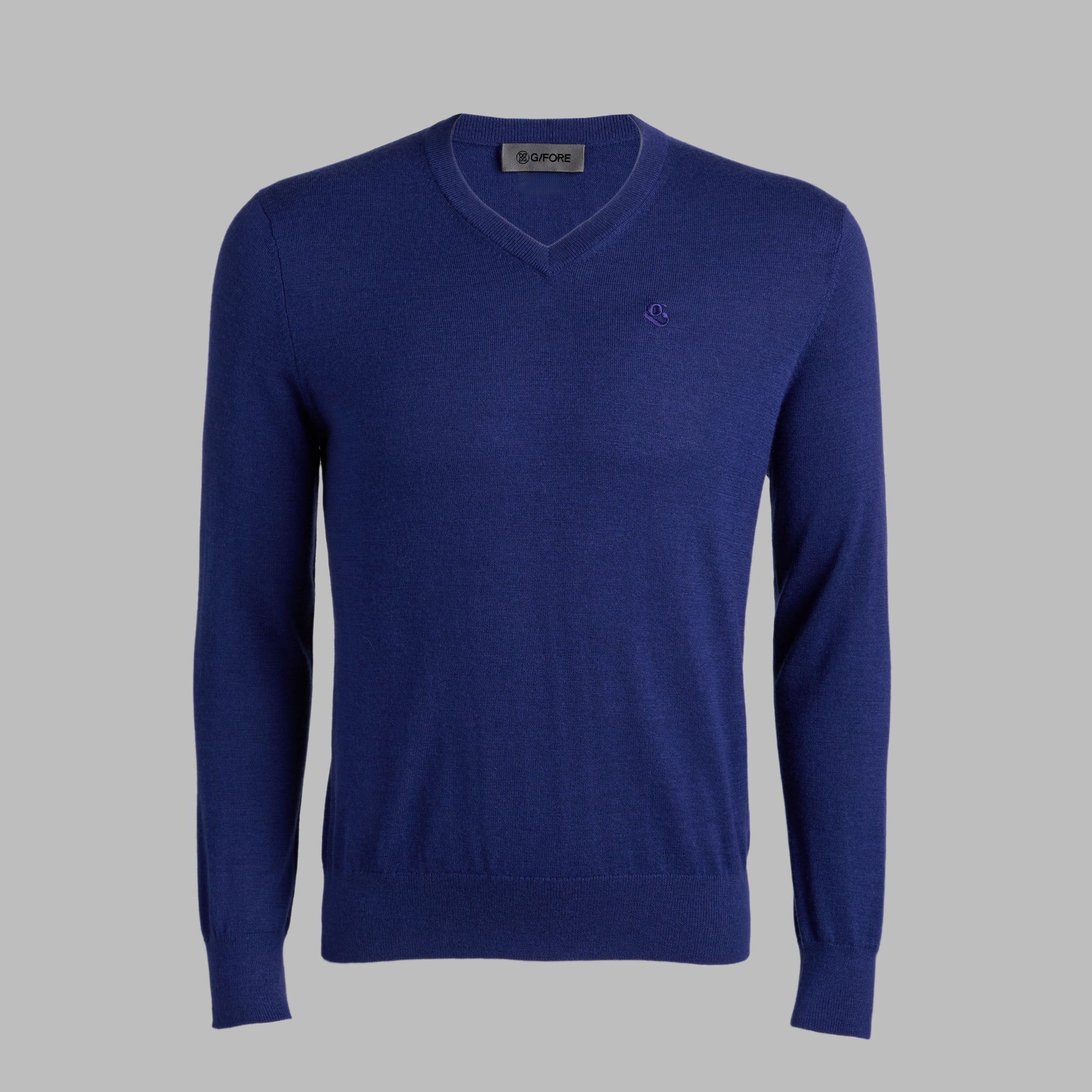 G/FORE G SCRIBE VERSE V NECK CASHMERE SWEATER