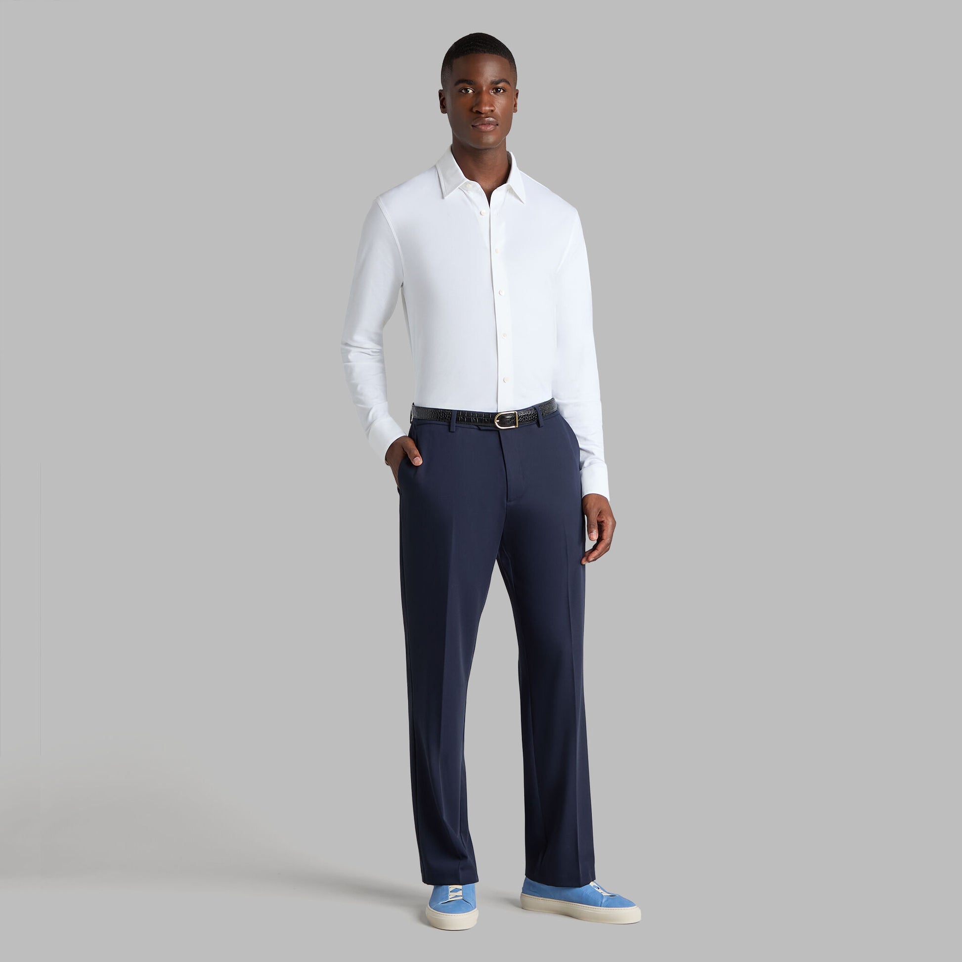G/FORE LUXE COTTON BLEND SHIRT