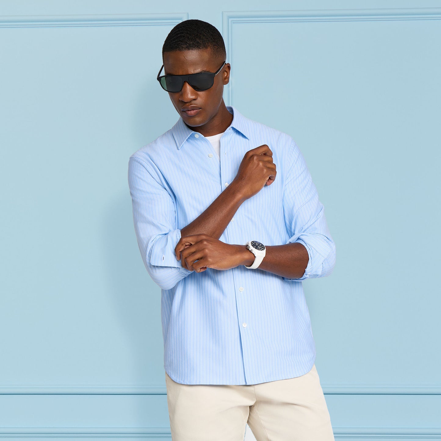 G/FORE LTD RELEASE LUXE COTTON BLEND SHIRT