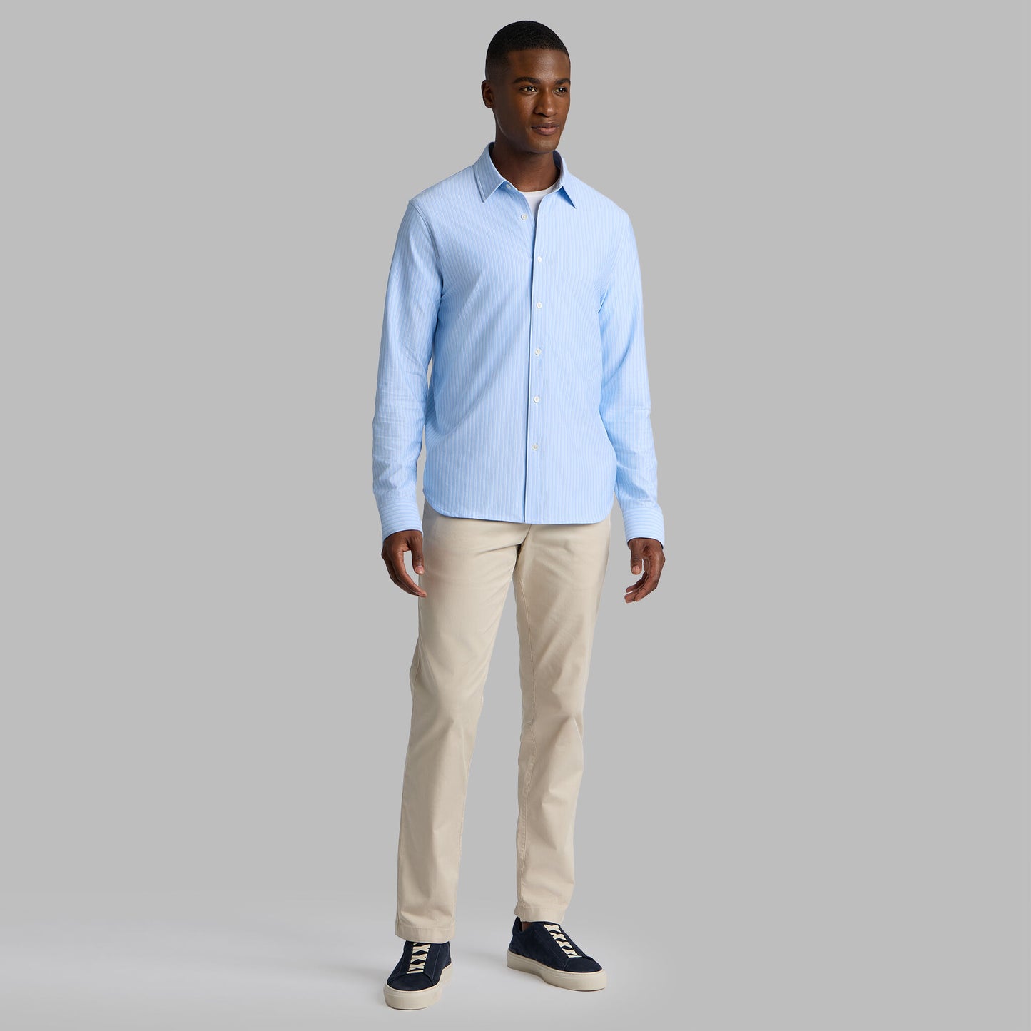 G/FORE LTD RELEASE LUXE COTTON BLEND SHIRT