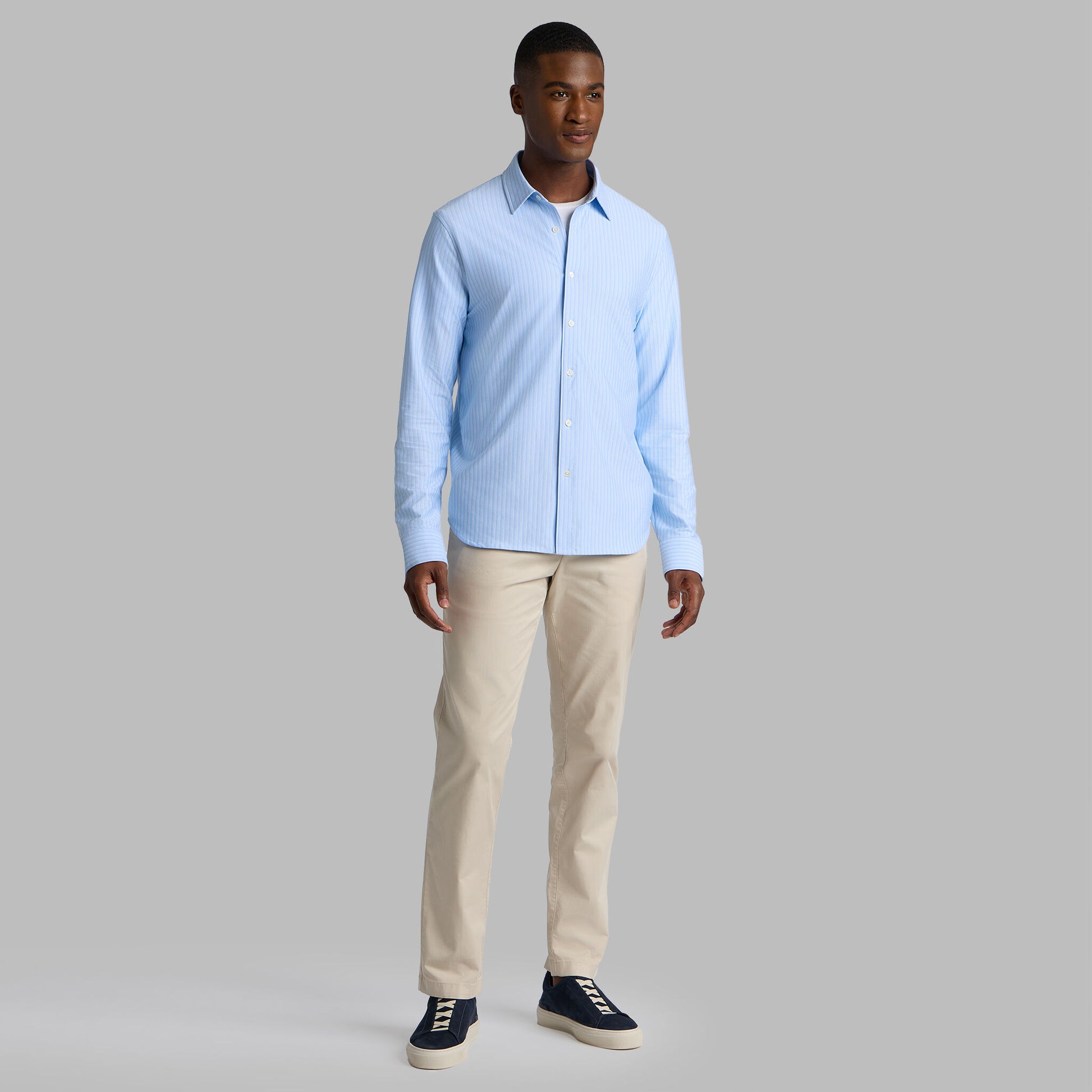 G/FORE LTD RELEASE LUXE COTTON BLEND SHIRT