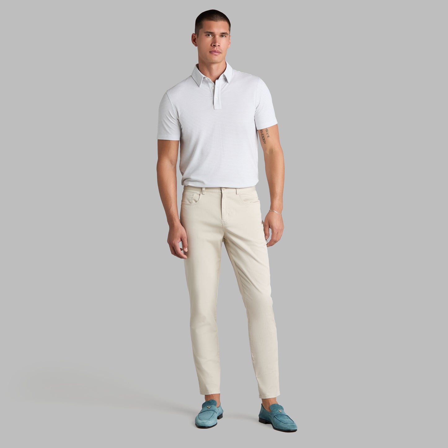 G/FORE ALL PLAY COTTON STRETCH 5 POCKET STRAIGHT LEG PANT