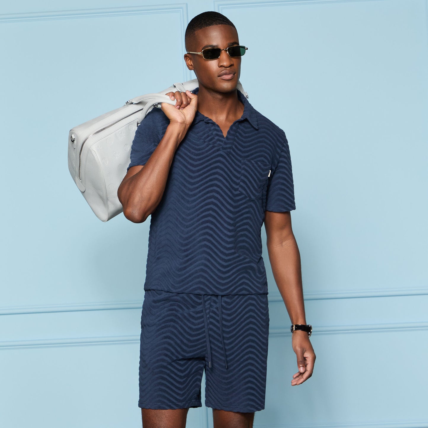 G/FORE LTD RELEASE SWELL TERRY JACQUARD LOUNGE SHORT