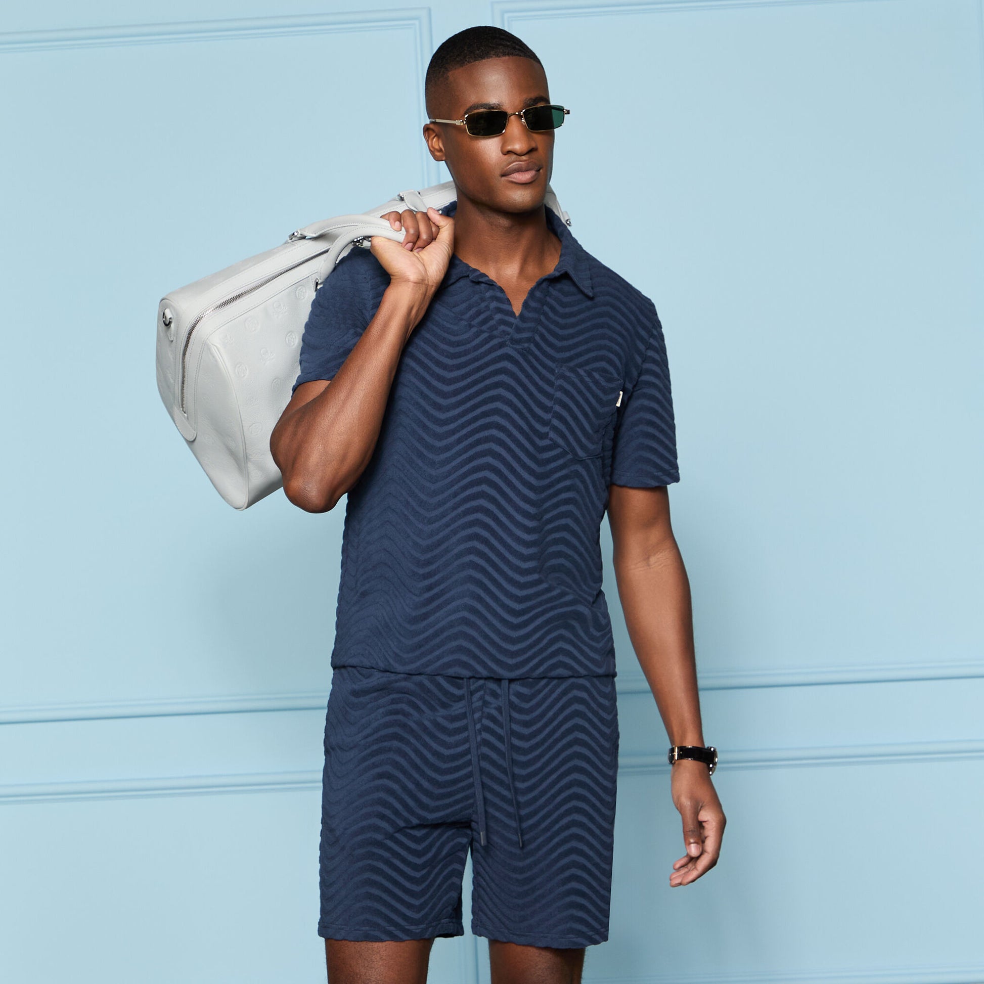 G/FORE LTD RELEASE SWELL TERRY JACQUARD LOUNGE SHORT