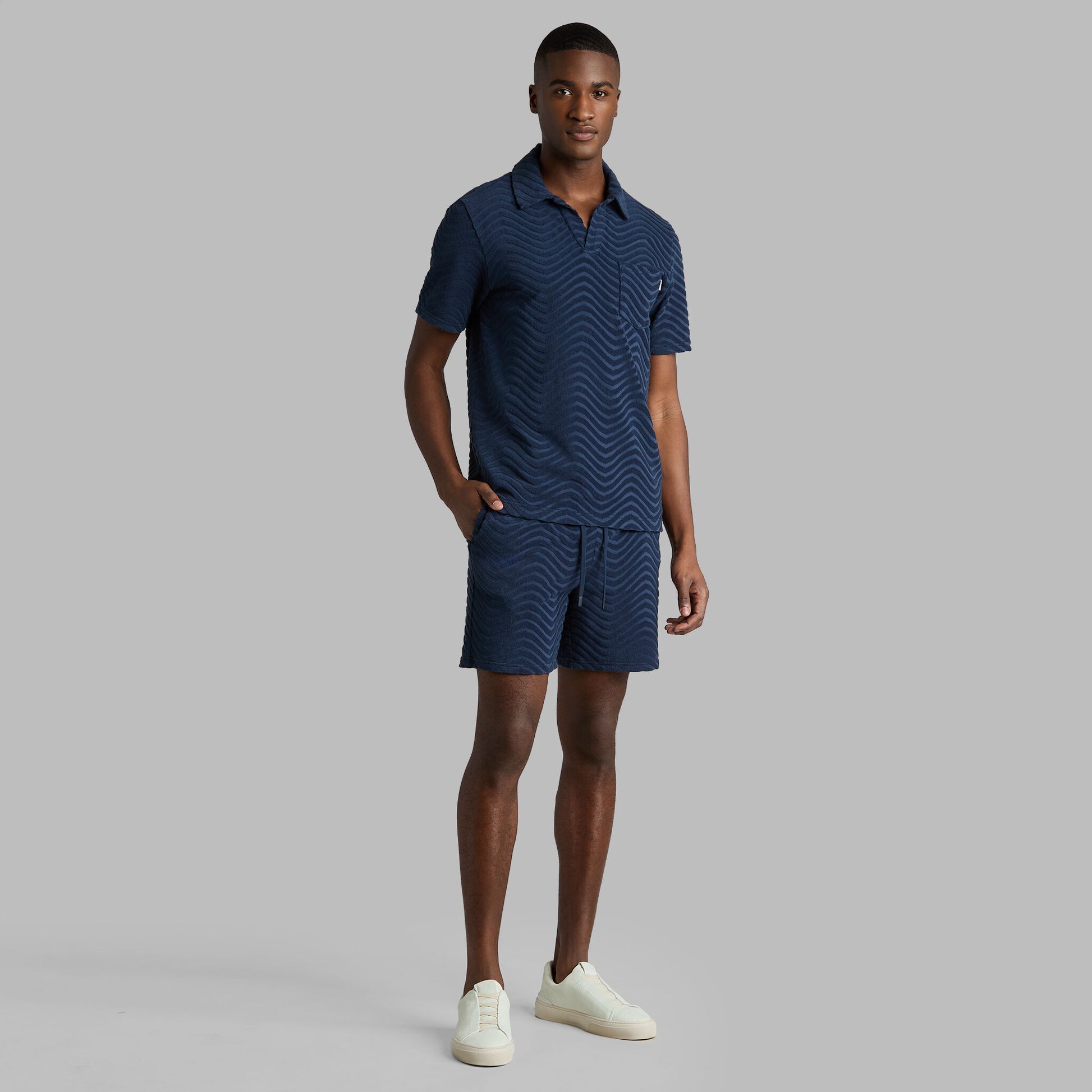 G/FORE LTD RELEASE SWELL TERRY JACQUARD LOUNGE SHORT