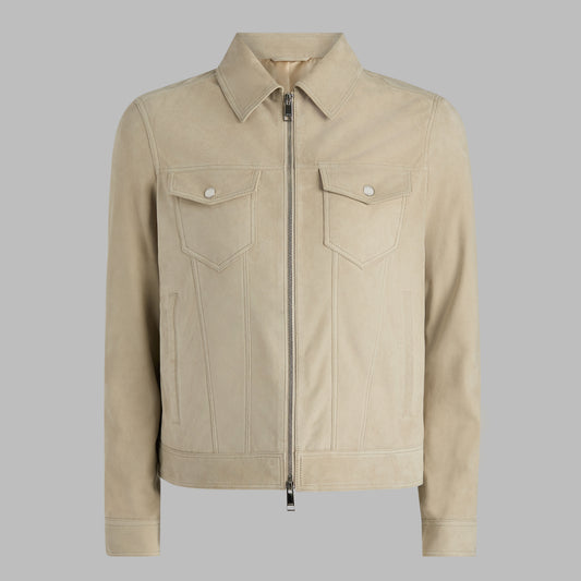 G/FORE SUEDE TRUCKER JACKET