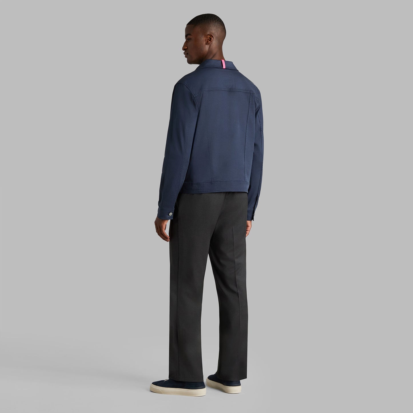 G/FORE STRETCH COTTON GABARDINE TRUCKER JACKET