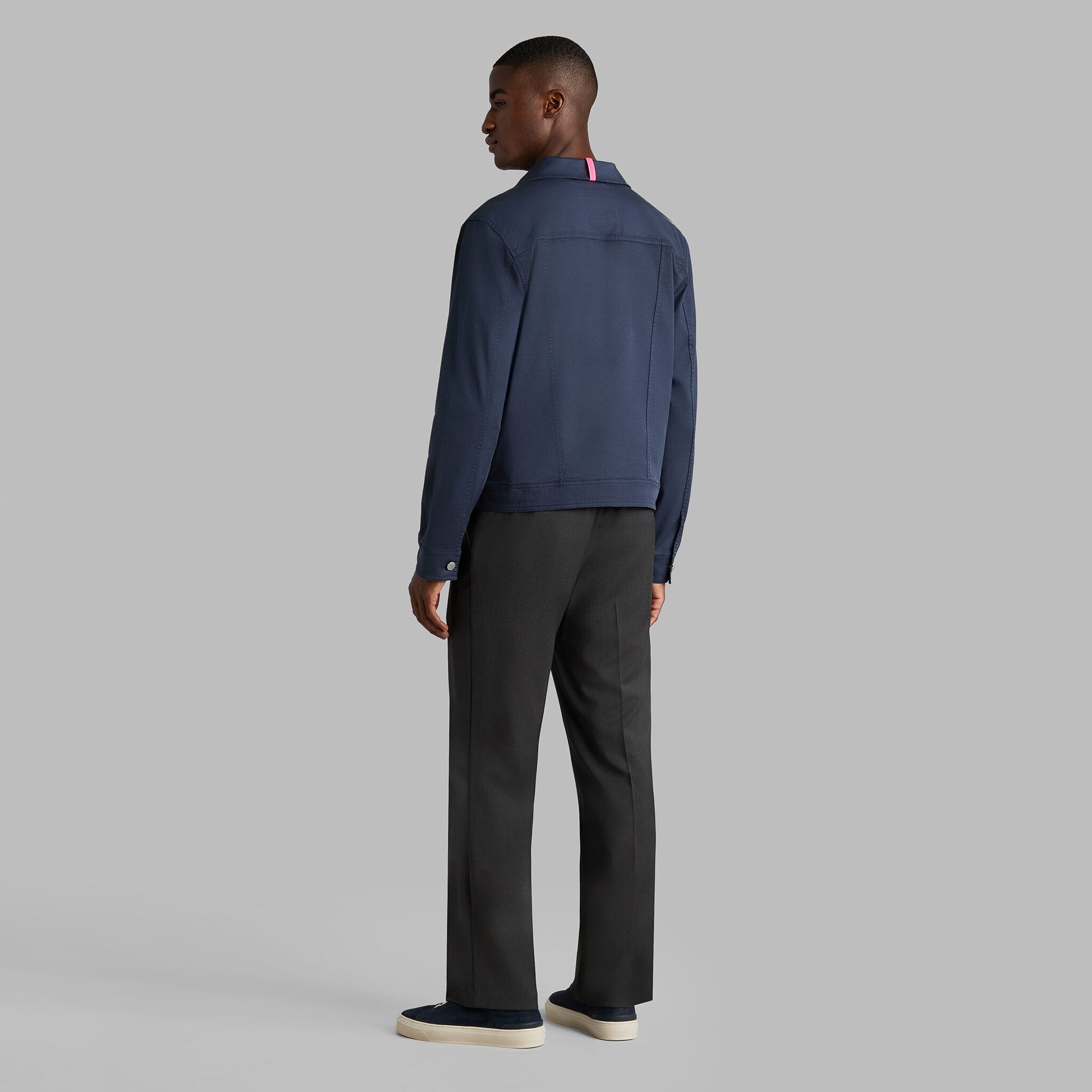 G/FORE STRETCH COTTON GABARDINE TRUCKER JACKET