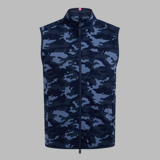 G/FORE DOUBLE KNIT CAMO VEST