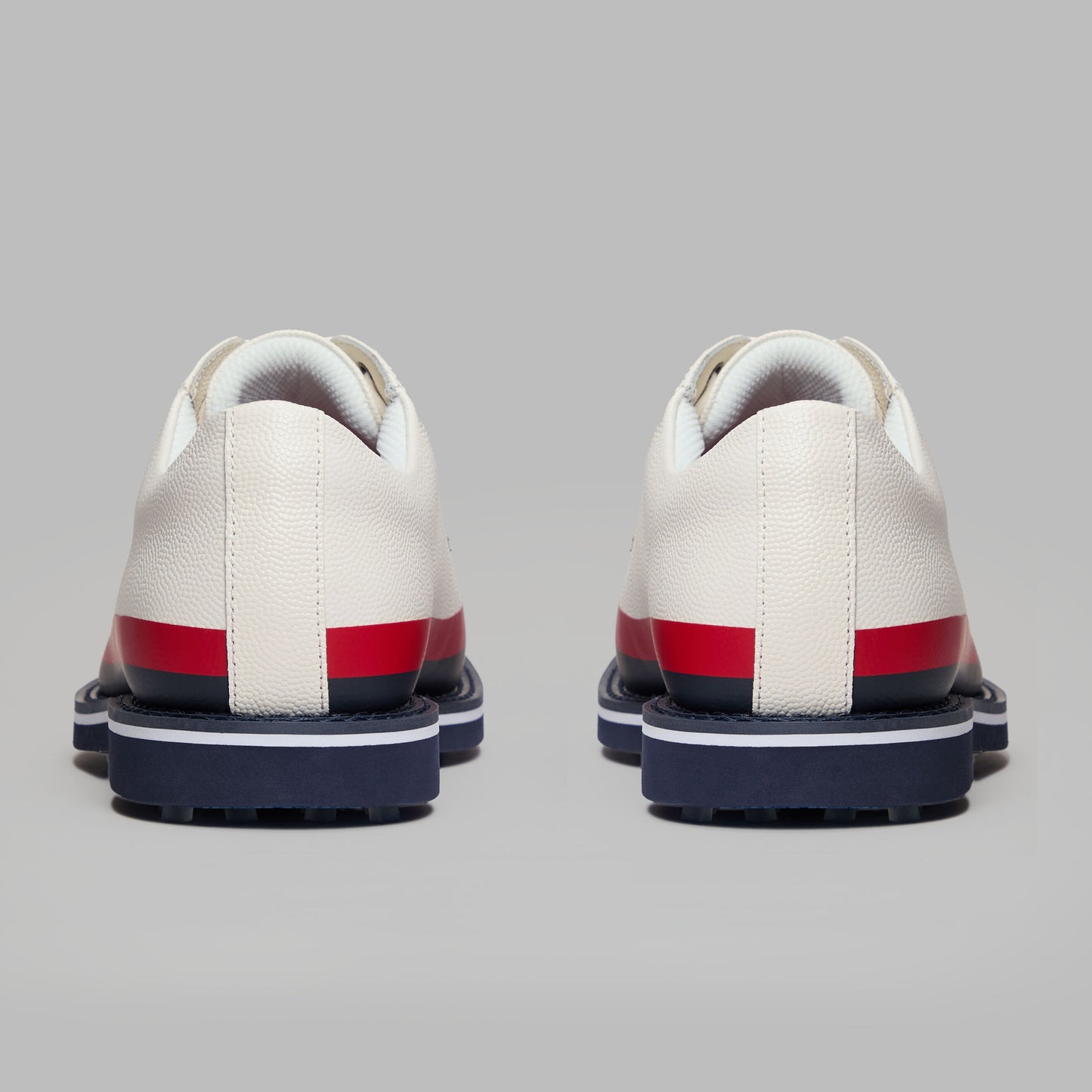 G/FORE GALLIVANTER TUXEDO STRIPE LEATHER GOLF SHOE