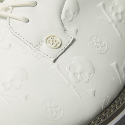G/FORE GALLIVANTER EMBOSSED SKULL & TEES LEATHER GOLF SHOE