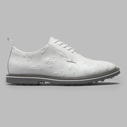 G/FORE GALLIVANTER EMBOSSED SKULL & TEES LEATHER GOLF SHOE
