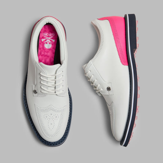 G/FORE GALLIVANTER LEATHER BROGUE GOLF SHOE