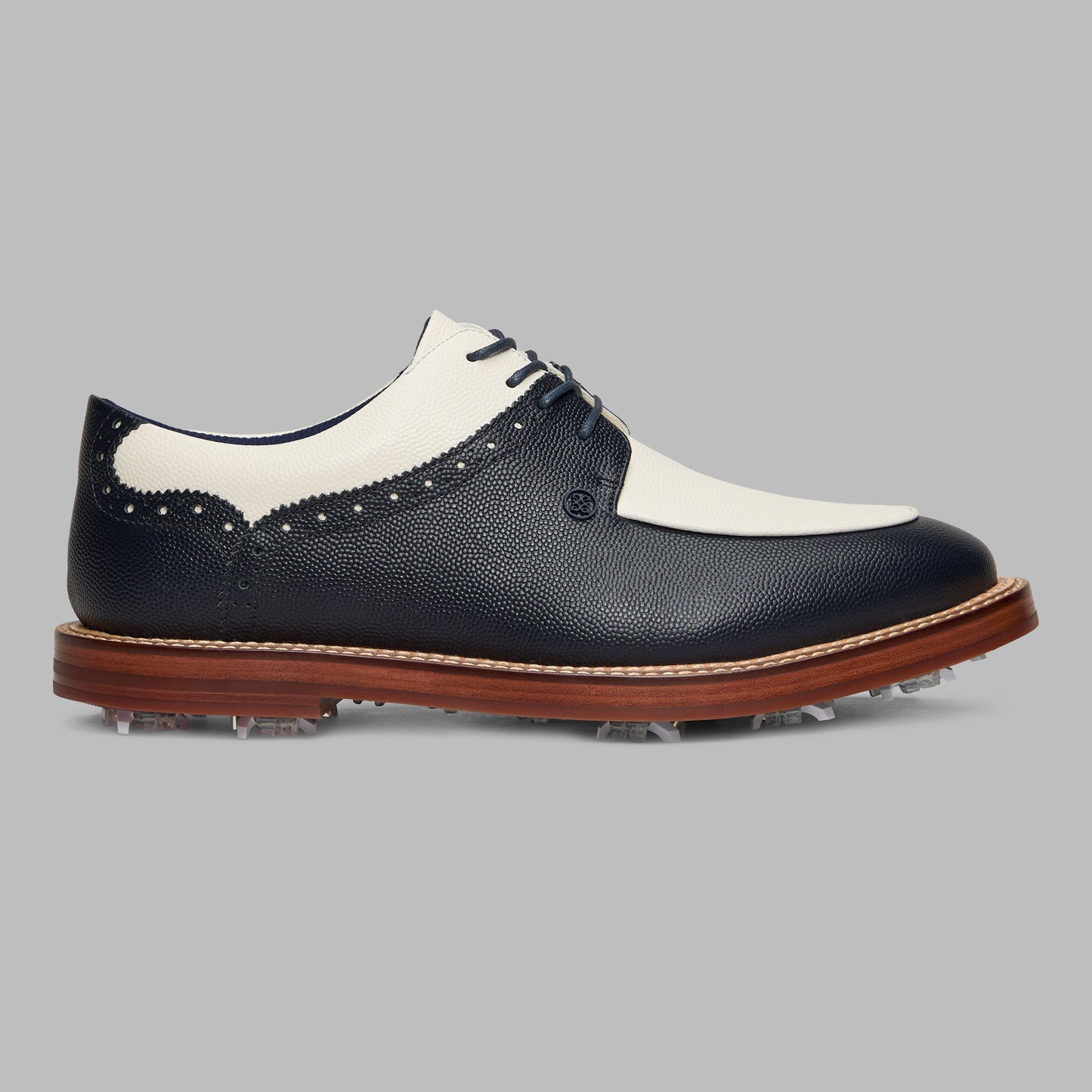 G/FORE LTD RELEASE GALLIVANTER G/LOCK LEATHER LUXE SOLE DERBY GOLF SHOE