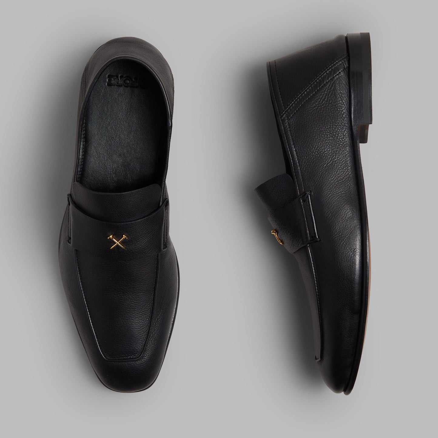 G/FORE METAL TEES LEATHER FLEX LOAFER