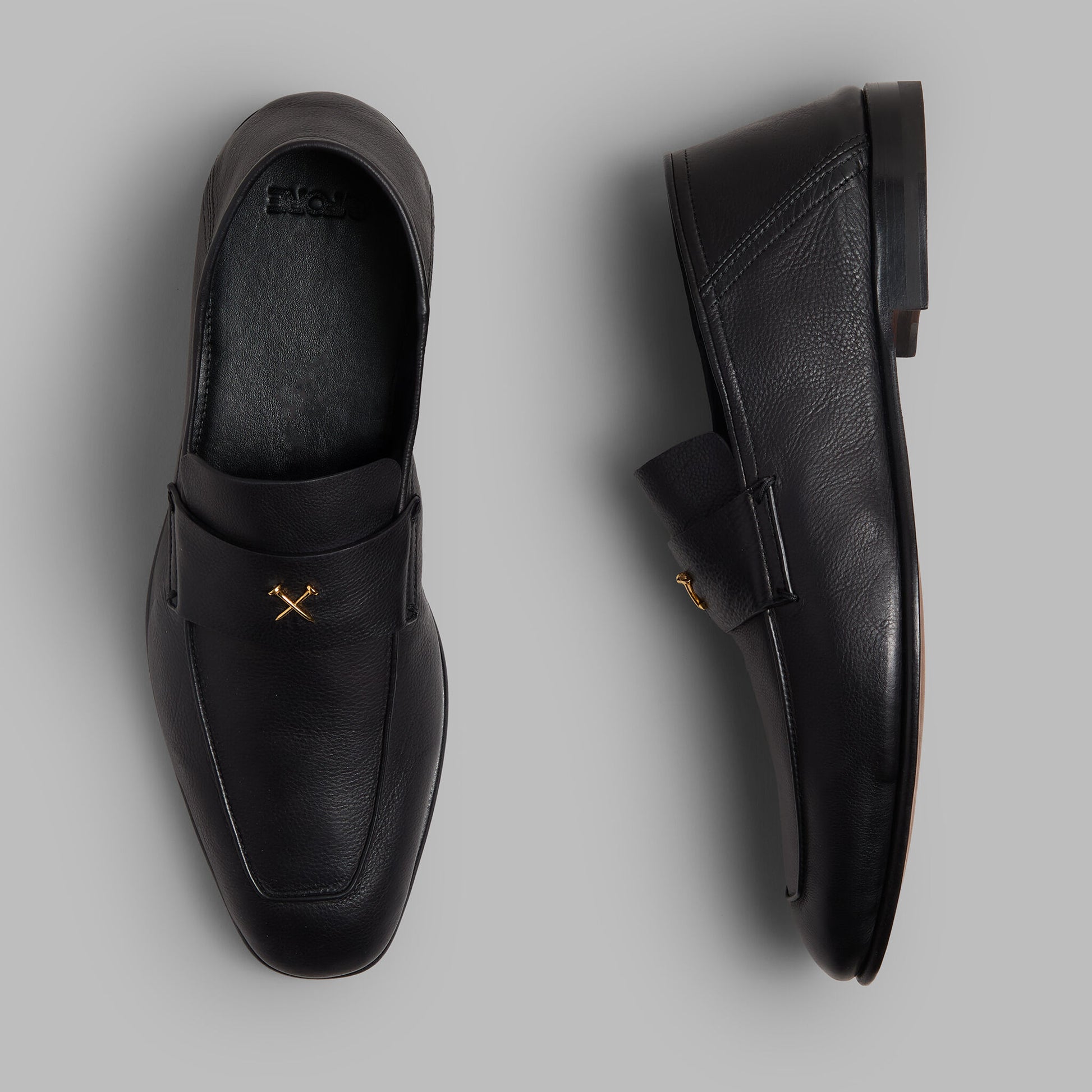 G/FORE METAL TEES LEATHER FLEX LOAFER