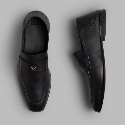 G/FORE METAL TEES LEATHER FLEX LOAFER