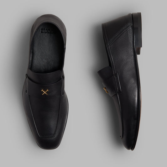 G/FORE METAL TEES LEATHER FLEX LOAFER
