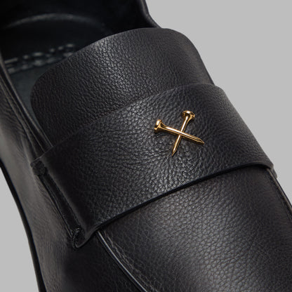 G/FORE METAL TEES LEATHER FLEX LOAFER