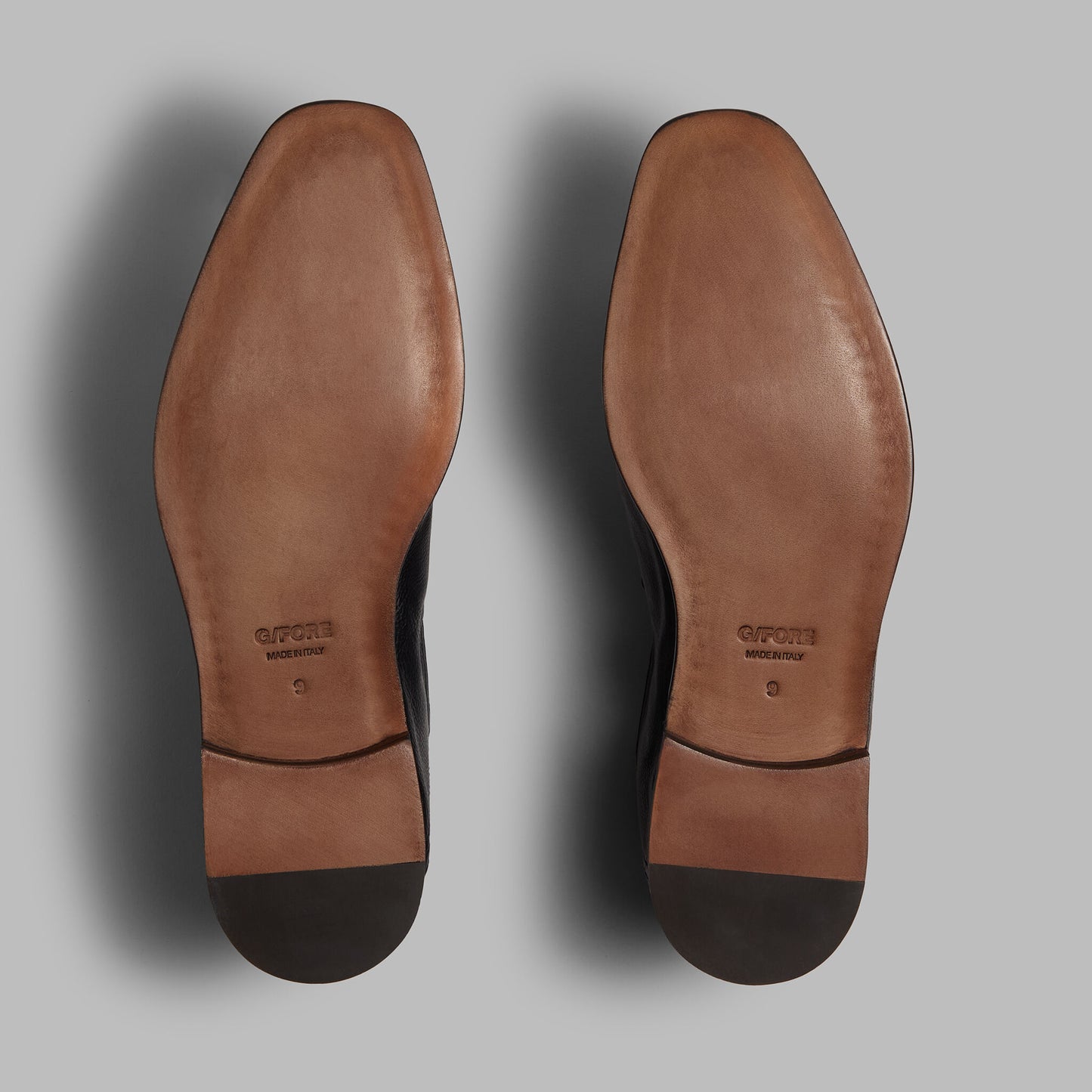 G/FORE METAL TEES LEATHER FLEX LOAFER