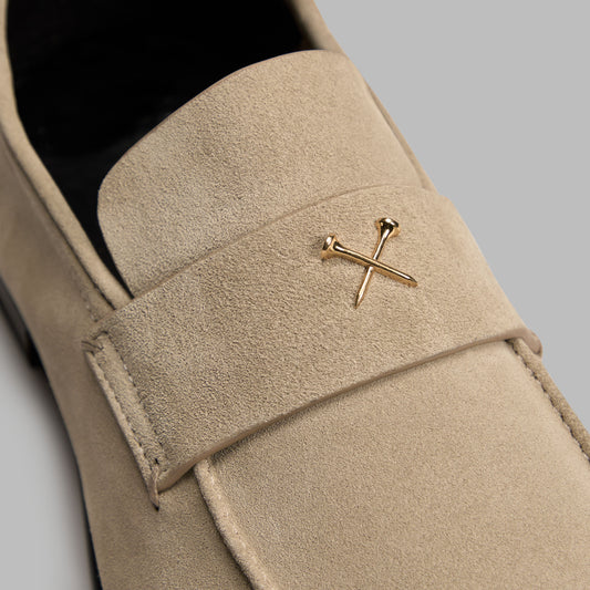 G/FORE METAL TEES SUEDE FLEX LOAFER