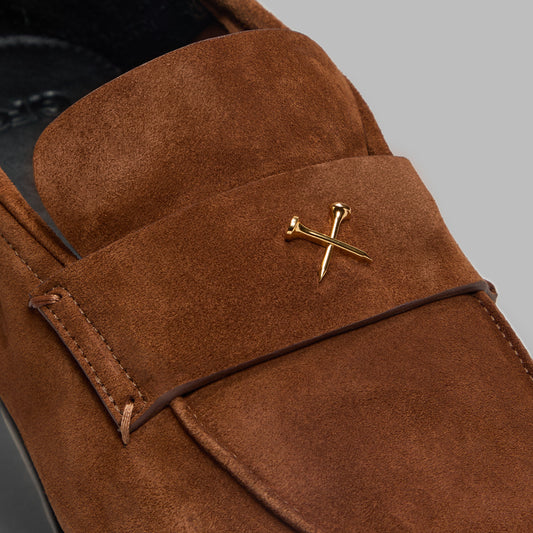 G/FORE METAL TEES SUEDE FLEX LOAFER