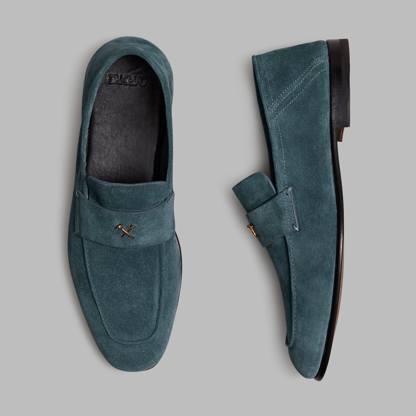G/FORE METAL TEES SUEDE FLEX LOAFER