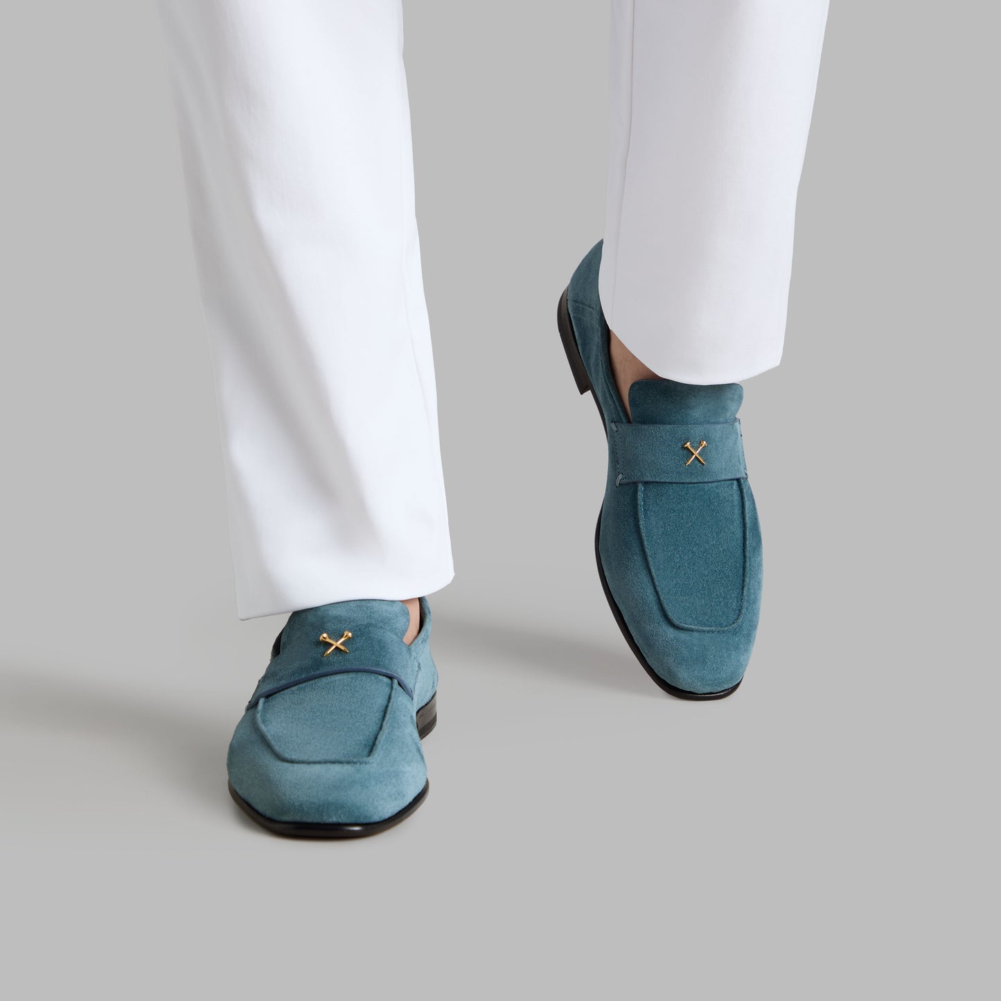 G/FORE METAL TEES SUEDE FLEX LOAFER