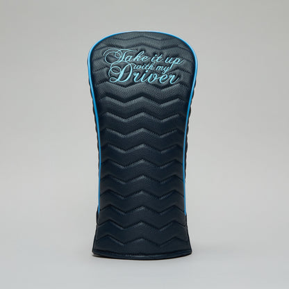 G/FORE TAKE IT UP WITH MY DRIVER LEATHER HEADCOVER