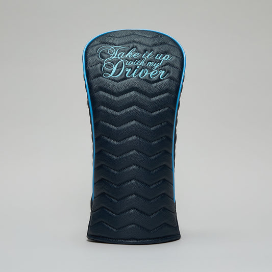 G/FORE TAKE IT UP WITH MY DRIVER LEATHER HEADCOVER