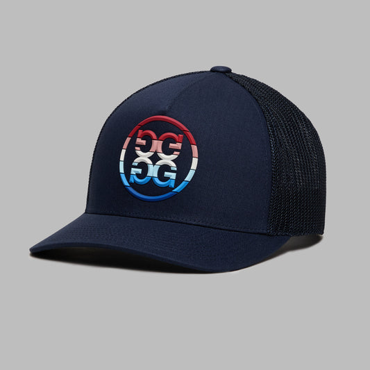 G/FORE GRADIENT CIRCLE G'S MID TRUCKER HAT |HATS