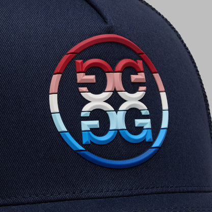 G/FORE GRADIENT CIRCLE G'S MID TRUCKER HAT |HATS