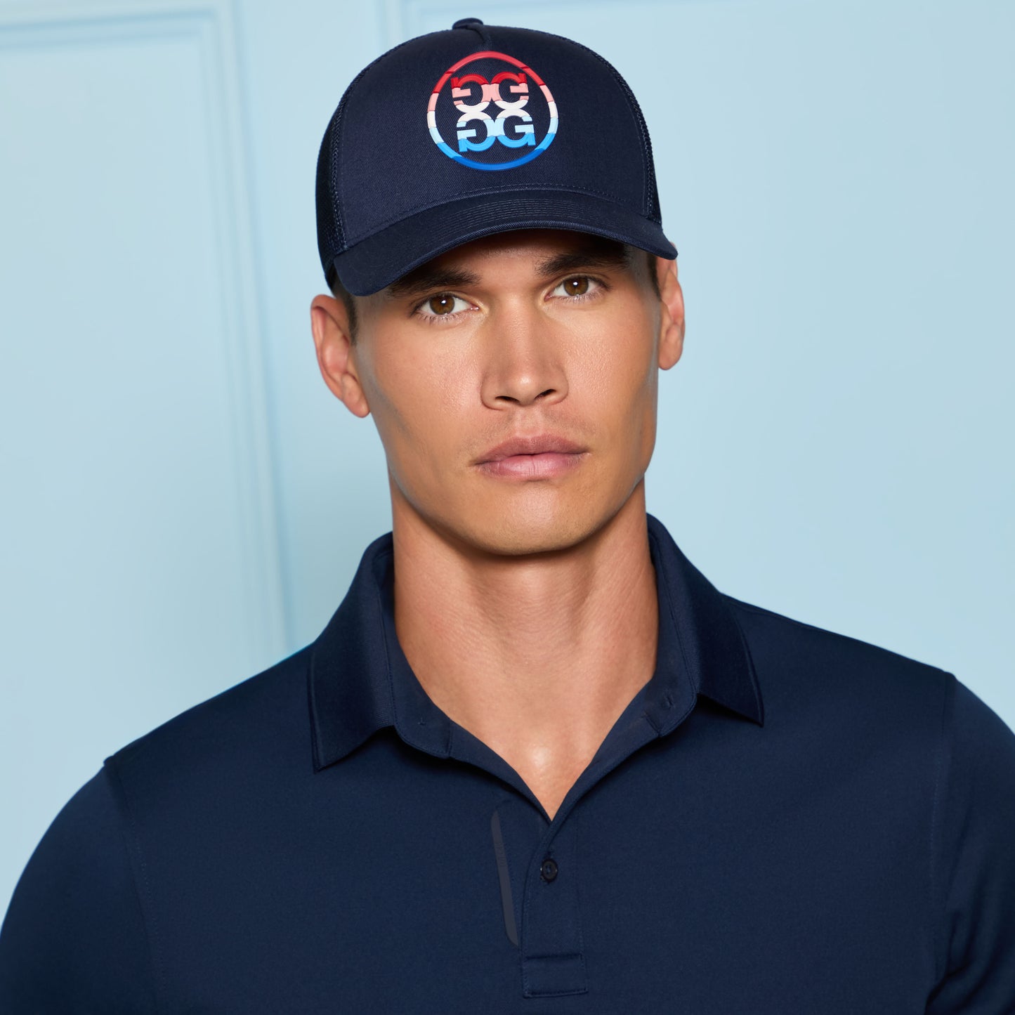 G/FORE GRADIENT CIRCLE G'S MID TRUCKER HAT |HATS