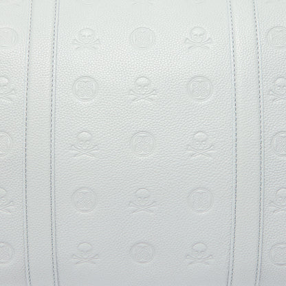 G/FORE EMBOSSED SKULL & TEES LEATHER WEEKENDER