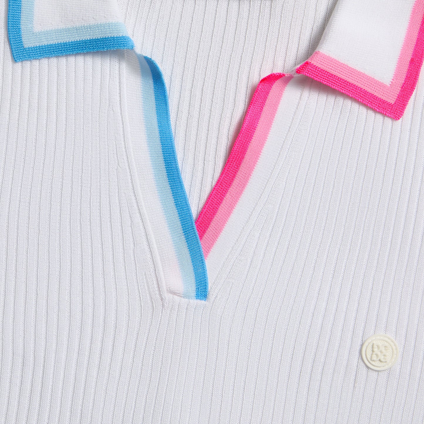 G/FORE JOHNNY COLLAR COTTON BLEND RIB POLO