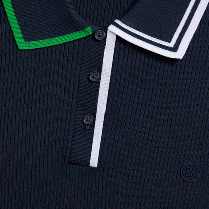 G/FORE VISCOSE BLEND LONG SLEEVE KNIT POLO