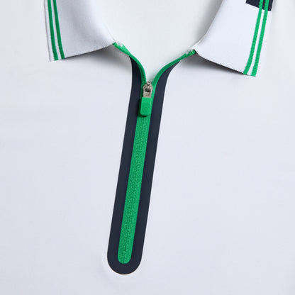G/FORE CONTRAST TECH PIQUÉ SLEEVELESS POLO