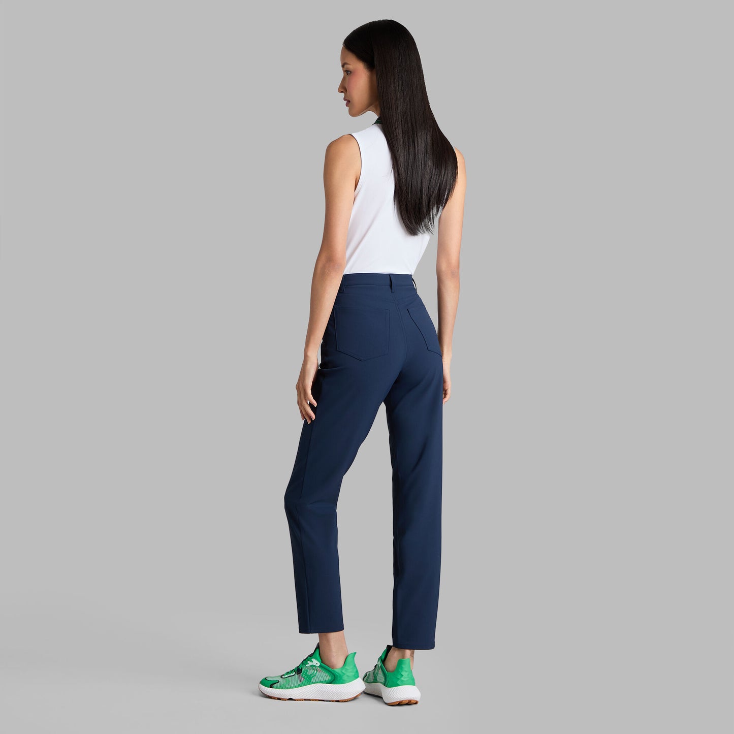G/FORE CONTRAST TECH PIQUÉ SLEEVELESS POLO