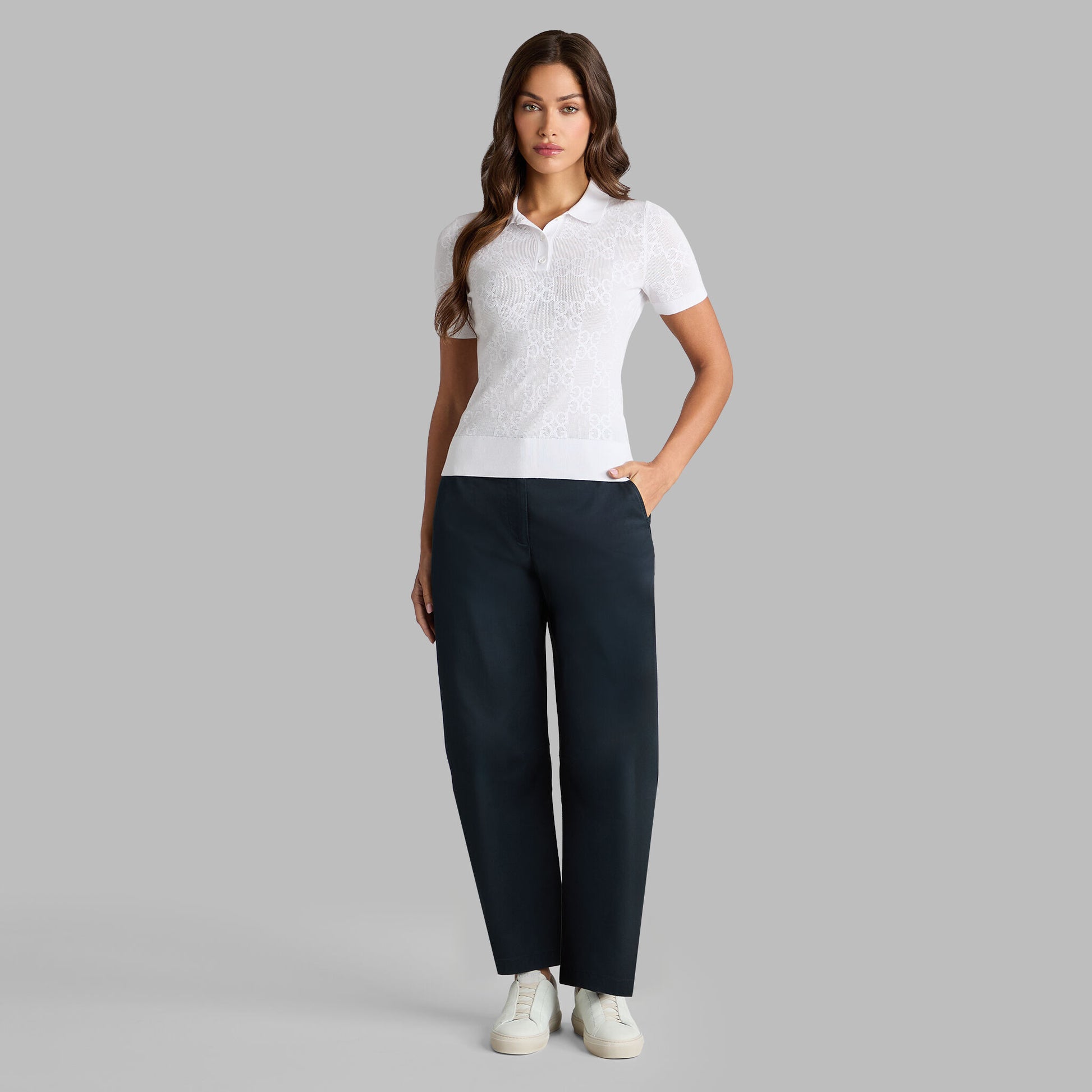G/FORE POINTELLE G SWEATER POLO