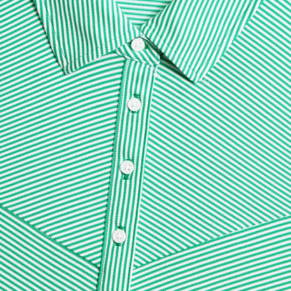 G/FORE CHEVRON STRIPE TECH PIQUÉ SLEEVELESS POLO