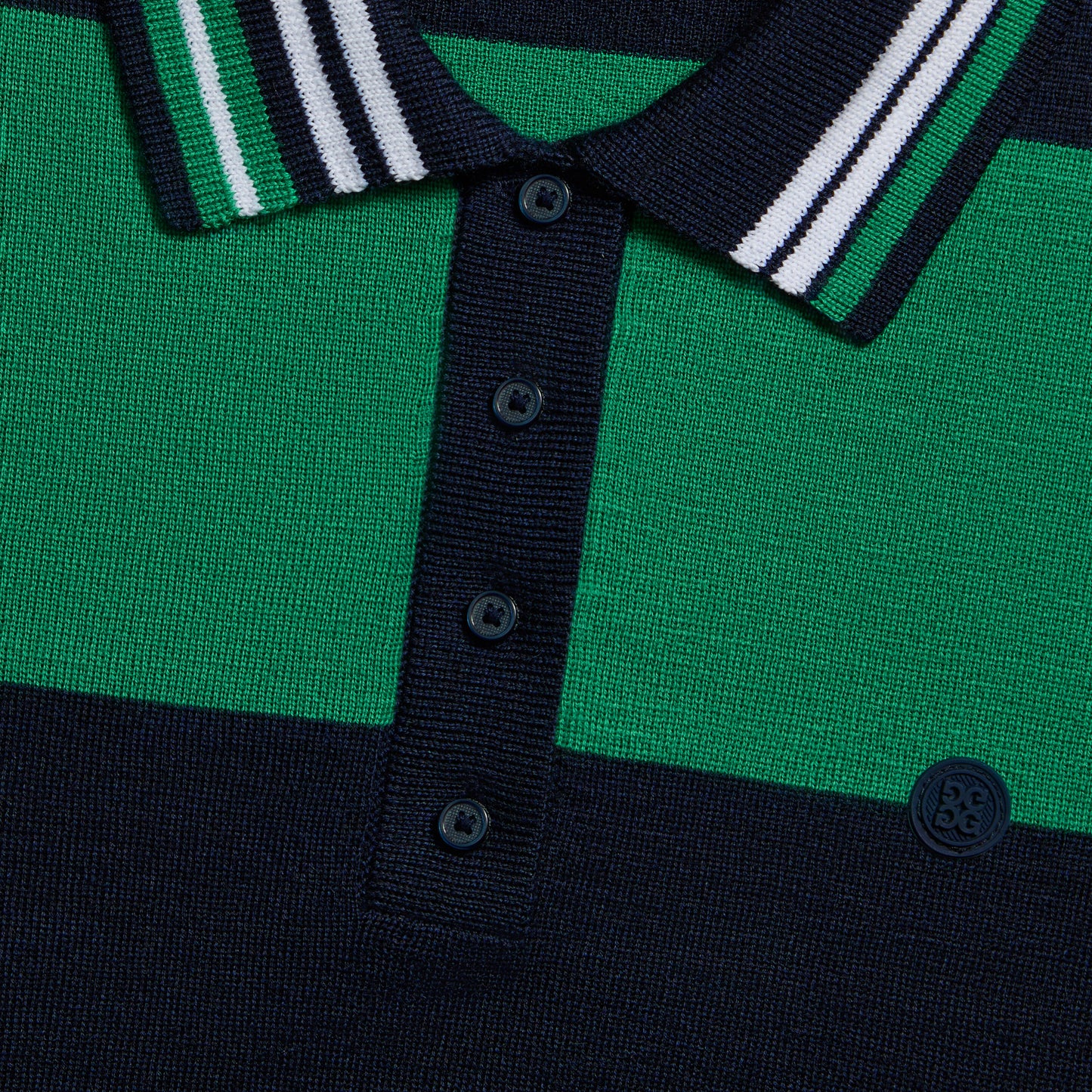G/FORE RUGBY MERINO WOOL SWEATER POLO